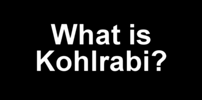 What is a kohlrabi